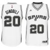 spurs 20 manu ginobili 2015 new white jersey